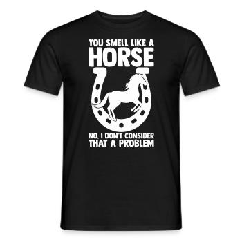 Pferdeliebhaber Reiten Reiten - Männer T-Shirt - Schwarz - Vorne - AI Model Male 178 light (178cm)