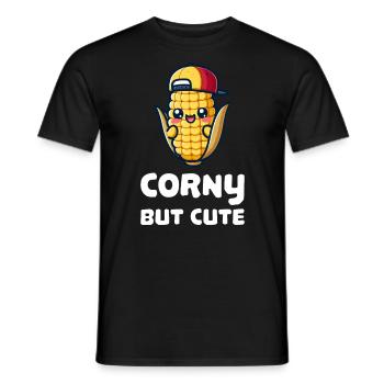 Ringard mais mignon - T-shirt homme - noir - Devant - AI Model Male 178 light (178cm)