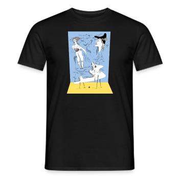 Beuaties – Beauty is in the eye of the beholder - Men's T-Shirt - black - Front - AI Model Male 178 light (178cm)
