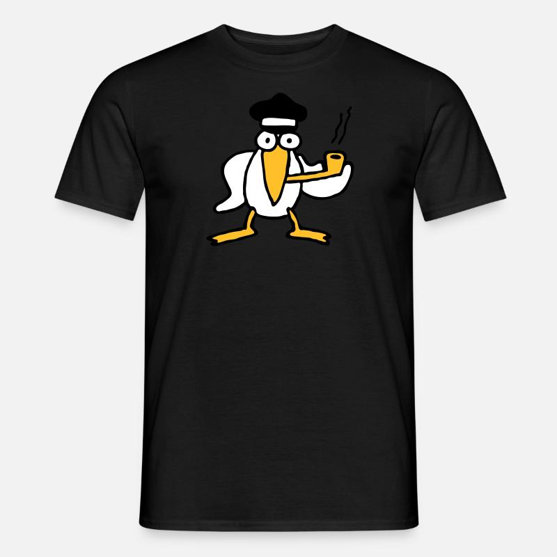 kapitaen_moewe - Men's T-Shirt - black