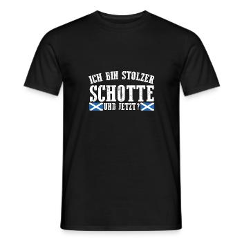 Schotten Schottisch Schottland - Männer T-Shirt - Schwarz - Vorne - AI Model Male 178 light (178cm)