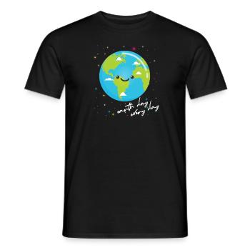 Earth Day Shirt Kids Women Men Happy Earth Day - Männer T-Shirt - Schwarz - Vorne - AI Model Male 178 light (178cm)
