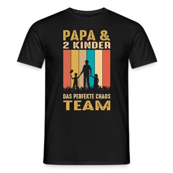 Bester Papa Der Welt Geschenke Weihnachten - Männer T-Shirt - Schwarz - Vorne - AI Model Male 178 light (178cm)