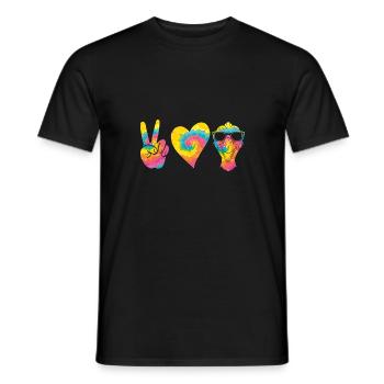 Goose - Men's T-Shirt - black - Front - AI Model Male 178 light (178cm)