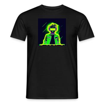 Boy Neon - Men's T-Shirt - black - Front - AI Model Male 178 light (178cm)