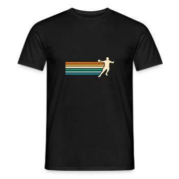 Joueurs de handball Handball - T-shirt homme - noir - Devant - AI Model Male 178 light (178cm)