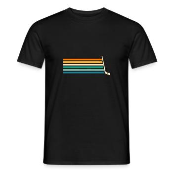 Joueurs de hockey sur glace Hockey sur glace - T-shirt homme - noir - Devant - AI Model Male 178 light (178cm)