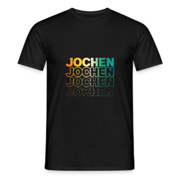 Jochen - Männer T-Shirt - Schwarz - Vorne - AI Model Male 178 light (178cm)