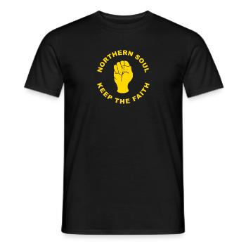 Gardez la foi - T-shirt homme - noir - Devant - AI Model Male 178 light (178cm)