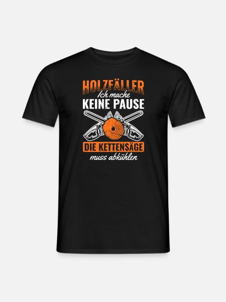 Kettensäge - Männer T-Shirt - Schwarz