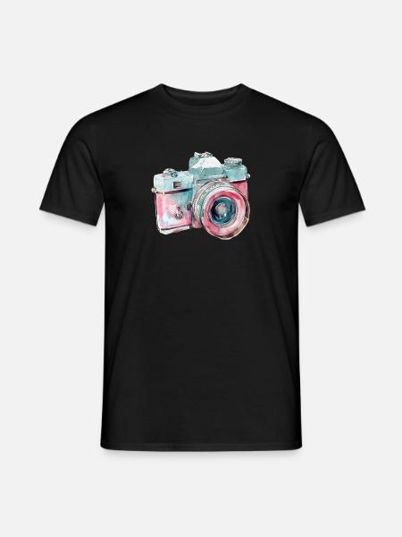 Fotokamera Digitalkamera Spiegelreflexkamera - Männer T-Shirt - Schwarz