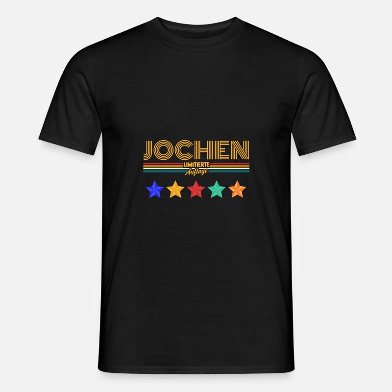 Jochen - Männer T-Shirt - Schwarz