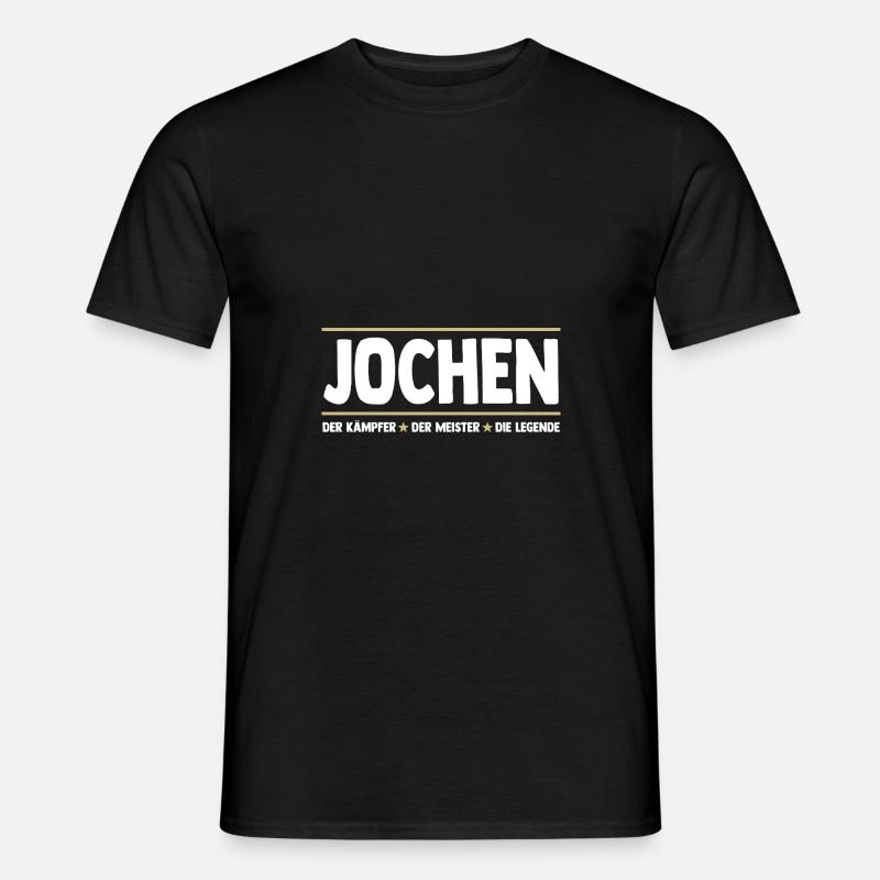 Jochen - Männer T-Shirt - Schwarz