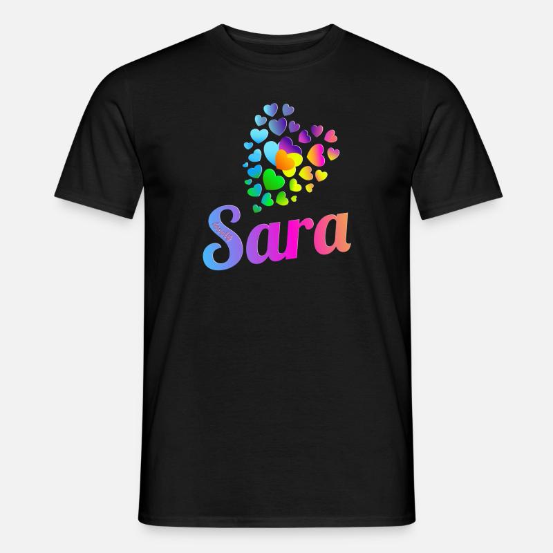 Sara Geburtstag Sara - Männer T-Shirt - Schwarz