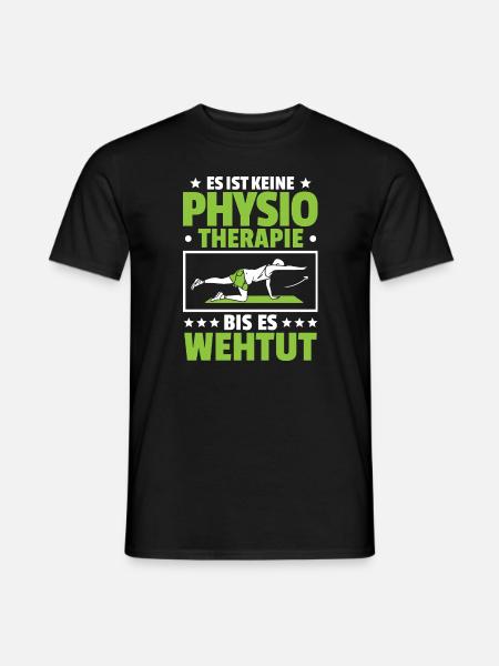 Physiotherapie Physiotherapeut Physiotherapeutin - Männer T-Shirt - Schwarz