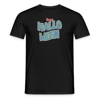 HAPPY HALLOWEEN, grunge - T-shirt homme - noir - Devant - AI Model Male 178 light (178cm)