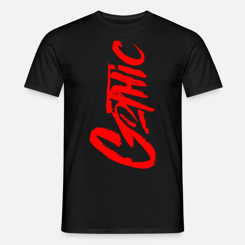 GOTHIC Goth Goths Gothik Gotisch - Männer T-Shirt - Schwarz