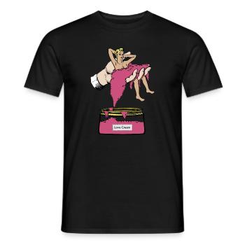 Love Cream - T-shirt homme - noir - Devant - AI Model Male 178 light (178cm)