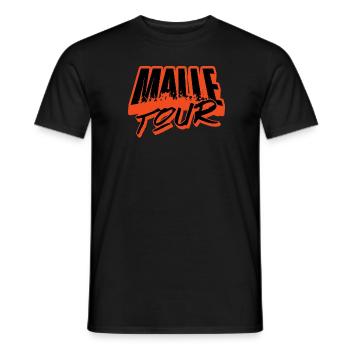 Malle Tour - Mallorca - Männer T-Shirt - Schwarz - Vorne - AI Model Male 178 light (178cm)