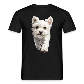 Maltesisch - Männer T-Shirt - Schwarz - Vorne - AI Model Male 178 light (178cm)