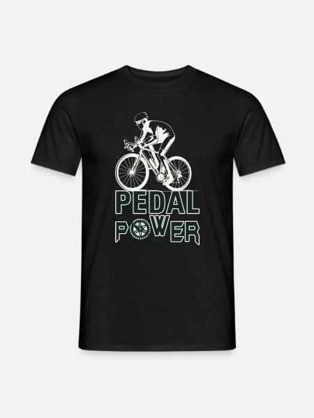 pedaalkracht, Fiets, Fiets, Fiets - Heren T-shirt - zwart
