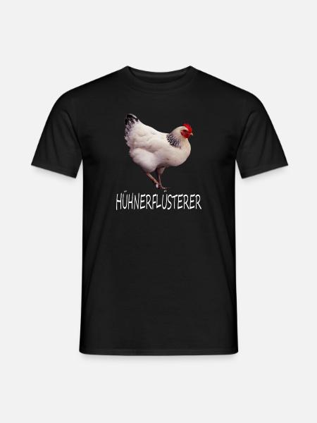 Hühnerflüsterer Sussex Huhn - Männer T-Shirt - Schwarz