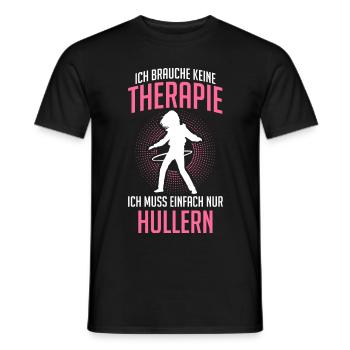 Hullern Therapie Hullerin Sportring Fitness - Männer T-Shirt - Schwarz - Vorne - AI Model Male 178 light (178cm)