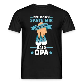 Werdender Opa - Männer T-Shirt - Schwarz - Vorne - AI Model Male 178 light (178cm)