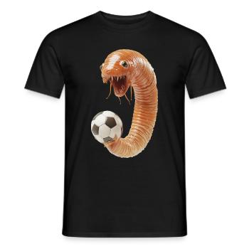 Wurm - Männer T-Shirt - Schwarz - Vorne - AI Model Male 178 light (178cm)