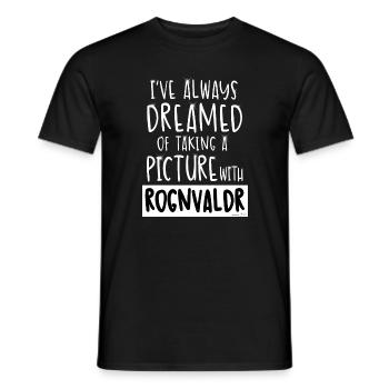 Picture with Rognvaldr - T-shirt homme - noir - Devant - AI Model Male 178 light (178cm)