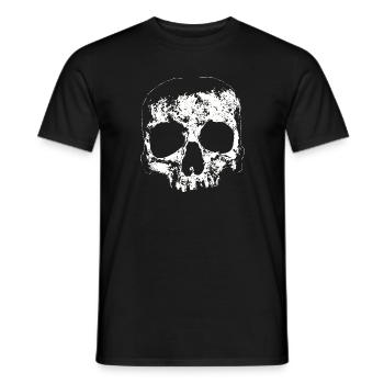 The Skull - Men's T-Shirt - black - Front - AI Model Male 178 light (178cm)