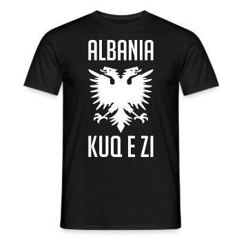 Albania Eagle Albanian Saying Gift - Men's T-Shirt - black - Front - AI Model Male 178 light (178cm)