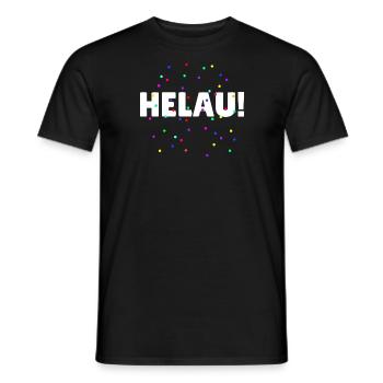 Helau Fasching Kostüm Karneval - Männer T-Shirt - Schwarz - Vorne - AI Model Male 178 light (178cm)