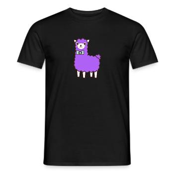 Purple Llama - T-shirt homme - noir - Devant - AI Model Male 178 light (178cm)