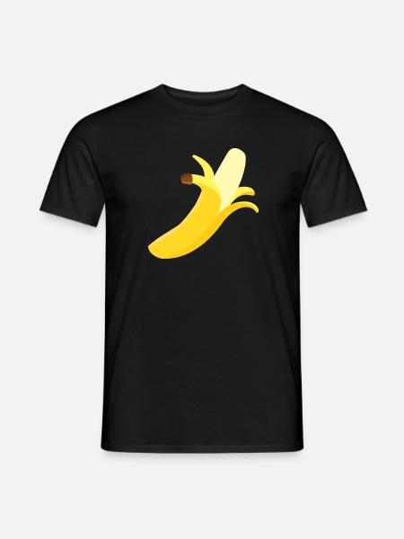 banane - T-shirt homme - noir