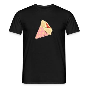 Crepe. - Men's T-Shirt - black - Front - AI Model Male 178 light (178cm)