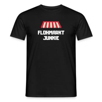Geschenk für Flohmarkt Junkies - Männer T-Shirt - Schwarz - Vorne - AI Model Male 178 light (178cm)