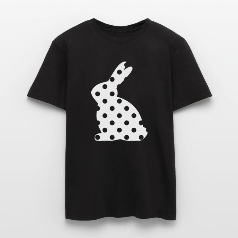 Bunny points Easter gift Men's T-Shirt