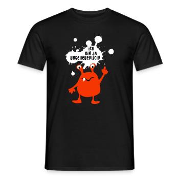 Monster Ungeheuer Zombie Comic cool lustige Quotes - Männer T-Shirt - Schwarz - Vorne - AI Model Male 178 light (178cm)