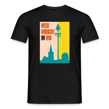 Die 3-faltigkeit der Kerb - Männer T-Shirt - Schwarz - Vorne - AI Model Male 178 light (178cm)