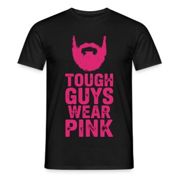 Tough Guys Wear Pink - Männer T-Shirt - Schwarz - Vorne - AI Model Male 178 light (178cm)