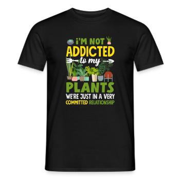 Garten- Und Pflanzenliebhaber Geschenke - Männer T-Shirt - Schwarz - Vorne - AI Model Male 178 light (178cm)