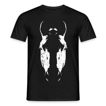 Silhouette Tête de Cheval Minimaliste - T-shirt homme - noir - Devant - AI Model Male 178 light (178cm)
