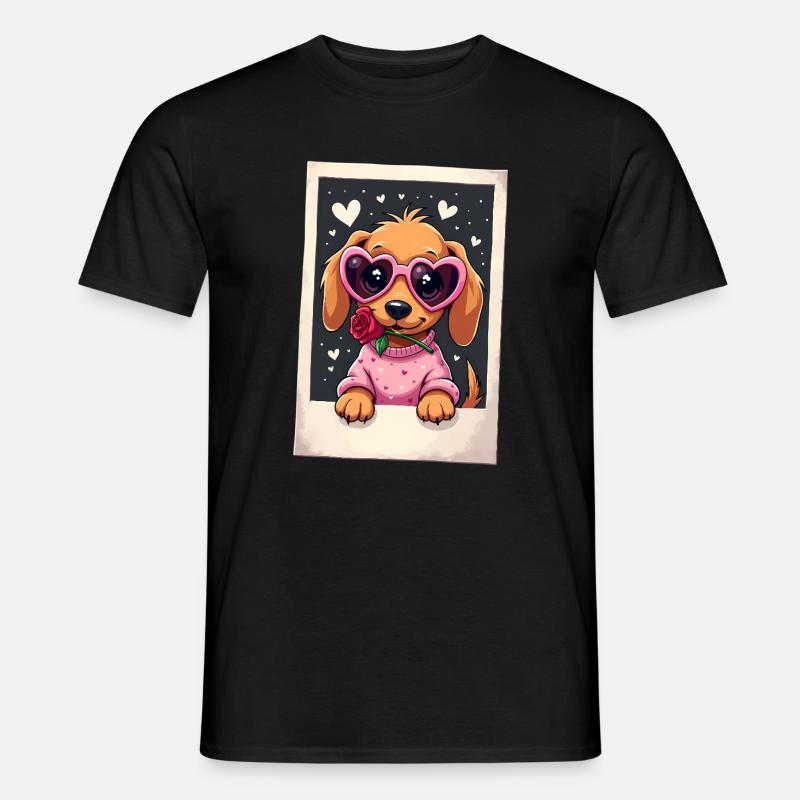 Dackel Dachshund Tekel - Männer T-Shirt - Schwarz