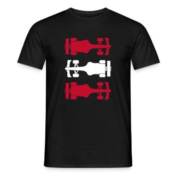 Formula Austria Formel Racing Österreich - Men's T-Shirt - black - Front - AI Model Male 178 light (178cm)