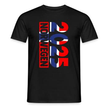 Holidays Norway 2025 Fisherman Fishing Team Carp Ang - Men's T-Shirt - black - Front - AI Model Male 178 light (178cm)
