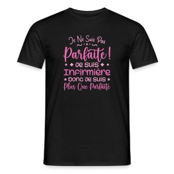 Eine mehr als perfekte Krankenschwester, ein Traumberuf - Männer T-Shirt - Schwarz - Vorne - AI Model Male 178 light (178cm)