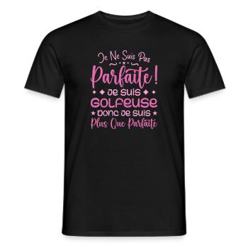 Ein mehr als perfekter Golfer, ein Traumberuf - Männer T-Shirt - Schwarz - Vorne - AI Model Male 178 light (178cm)