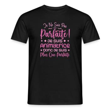 Ein mehr als perfekter Animator, ein Traumjob - Männer T-Shirt - Schwarz - Vorne - AI Model Male 178 light (178cm)