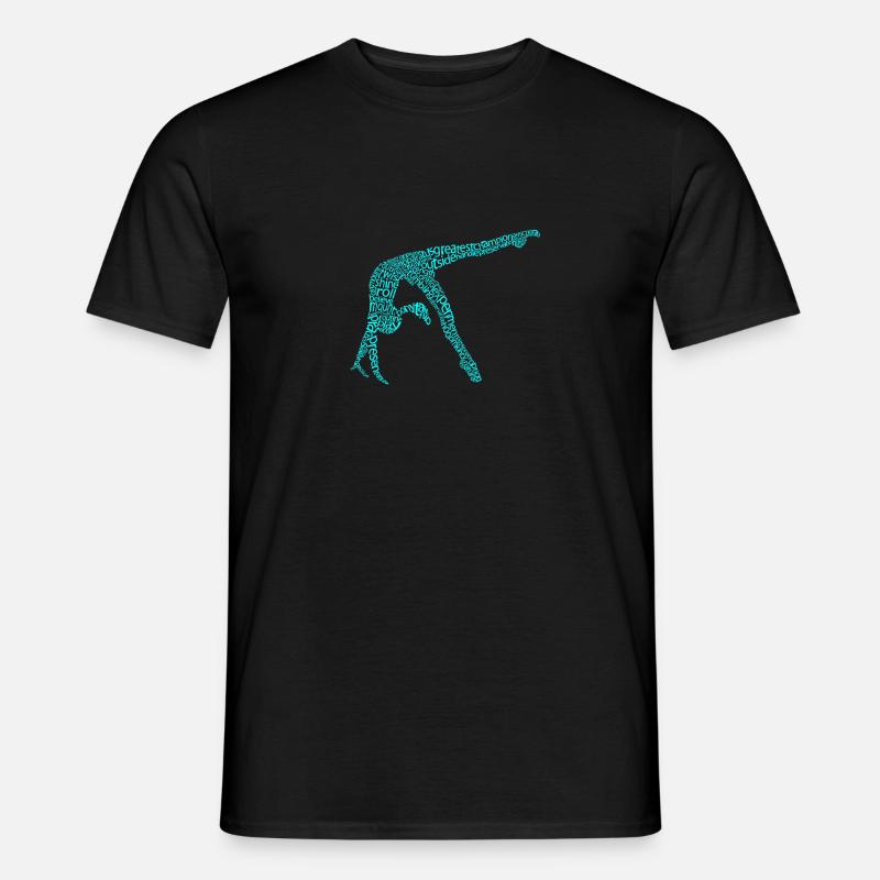 Gymnastics - Premium Design - Männer T-Shirt - Schwarz